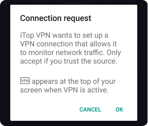 2: iTop VPNを立ち上げ